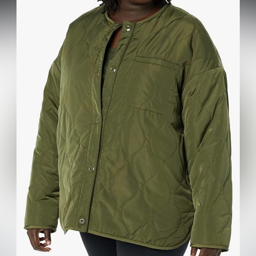 DAILY RITUAL Quilted Reversible Jacket - 4X - Picture 3 of 6